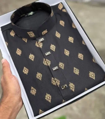 Premium Afsan Cotton Black