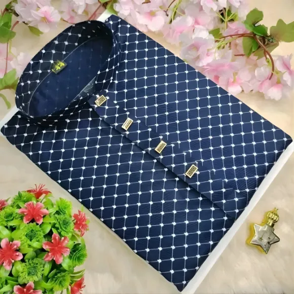 tencel-cotton-navy-blue-panjabi
